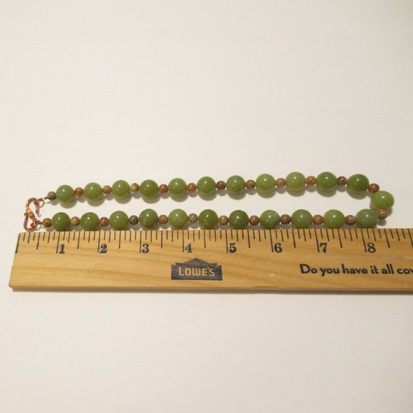 Gemstone necklace with Copper clasp - Picture 4 of 7